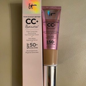IT cosmetics CC+ Illuminating Full Coverage Cream in Neutral Tan